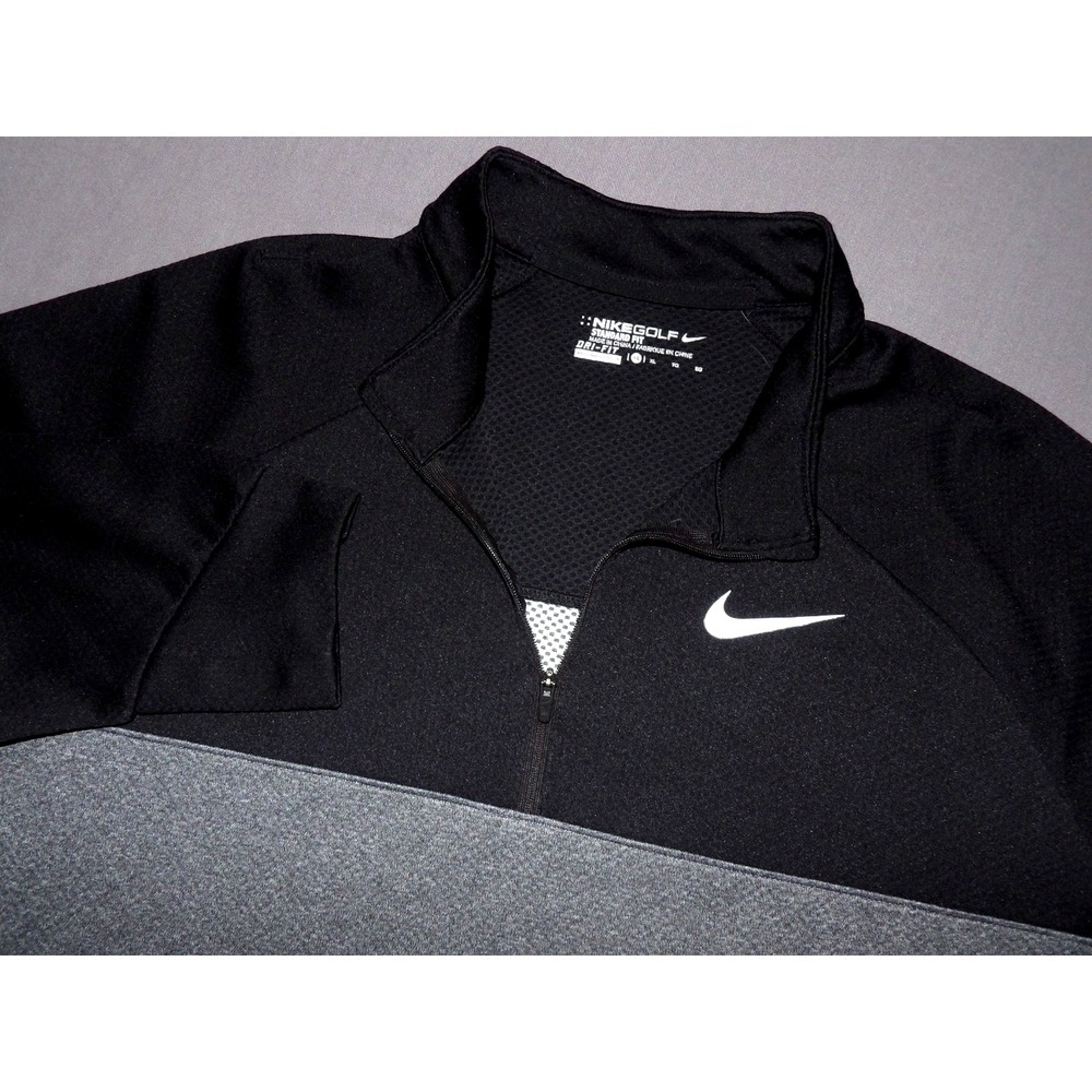 Nike Golf Dri-Fit Light Weight 1/4 Zip Performance Athletic Jacket Men's XL